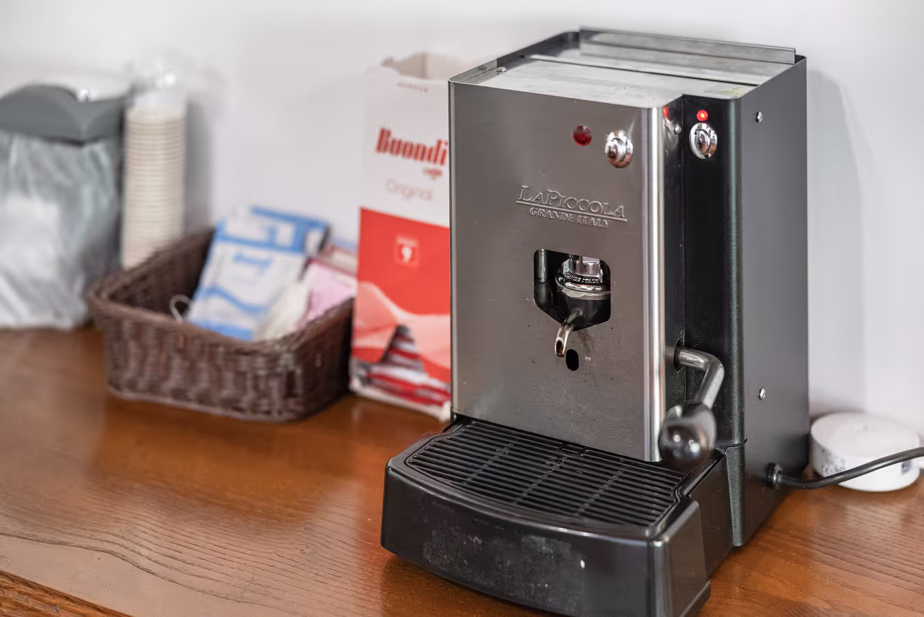 Máquina de café para as manhãs